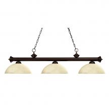 Z-Lite 200-3BRZ-DGM14 - 3 Light Billiard