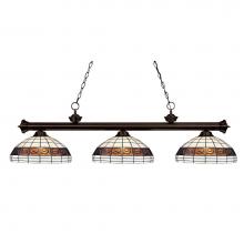 Z-Lite 200-3BRZ-F14-1 - 3 Light Billiard