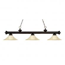 Z-Lite 200-3BRZ-FGM16 - 3 Light Billiard