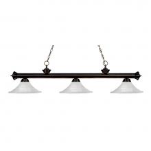 Z-Lite 200-3BRZ-FWM16 - 3 Light Billiard