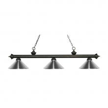 Z-Lite 200-3GB-MCH - 3 Light Billiard