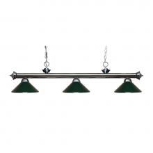 Z-Lite 200-3GM-MDG - 3 Light Billiard