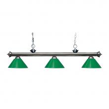 Z-Lite 200-3GM-PGR - 3 Light Billiard