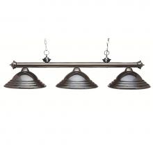 Z-Lite 200-3GM-SGM - 3 Light Billiard