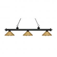 Z-Lite 200-3MB-MPB - 3 Light Billiard