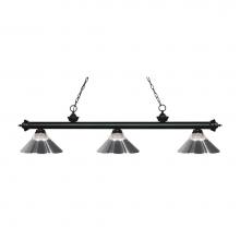 Z-Lite 200-3MB-RCH - 3 Light Billiard