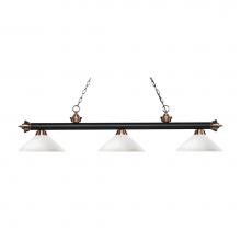 Z-Lite 200-3MB+AC-AMO14 - 3 Light Billiard