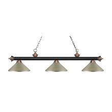 Z-Lite 200-3MB+AC-MAS - 3 Light Billiard