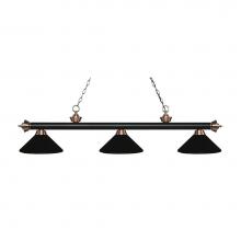 Z-Lite 200-3MB+AC-MMB - 3 Light Billiard