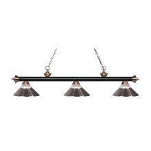 Z-Lite 200-3MB+AC-RBN - 3 Light Billiard