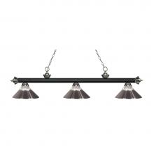 Z-Lite 200-3MB+BN-RBN - 3 Light Billiard