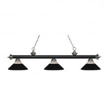 Z-Lite 200-3MB+BN-RMB - 3 Light Billiard