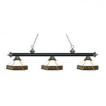 Z-Lite 200-3MB+BN-Z16-30 - 3 Light Billiard