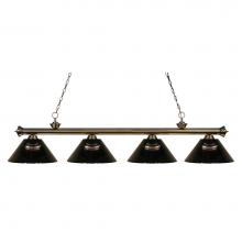 Z-Lite 200-4AB-ARS - 4 Light Billiard