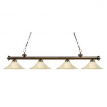 Z-Lite 200-4AB-FGM16 - 4 Light Billiard