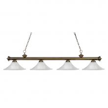 Z-Lite 200-4AB-FWM16 - 4 Light Billiard