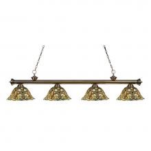 Z-Lite 200-4AB-R14A - 4 Light Billiard