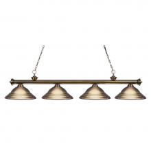 Z-Lite 200-4AB-SAB - 4 Light Billiard
