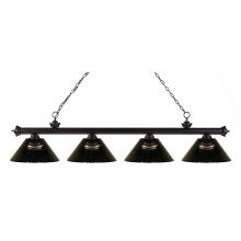 Z-Lite 200-4BRZ-ARS - 4 Light Billiard