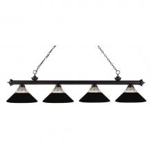Z-Lite 200-4BRZ-RMB - 4 Light Billiard