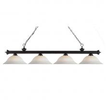 Z-Lite 200-4BRZ-WM16 - 4 Light Billiard