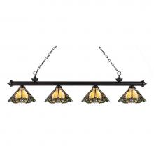 Z-Lite 200-4BRZ-Z14-37 - 4 Light Billiard