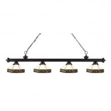 Z-Lite 200-4BRZ-Z16-30 - 4 Light Billiard