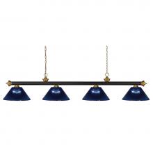 Z-Lite 200-4BRZ+SG-ARDB - 4 Light Billiard