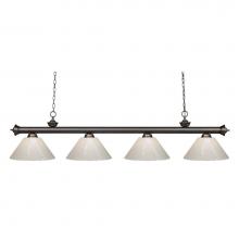 Z-Lite 200-4OB-PWH - 4 Light Billiard