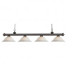 Z-Lite 200-4OB-WM16 - 4 Light Billiard