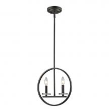 Z-Lite 2010MP-BRZ - 2 Light Mini