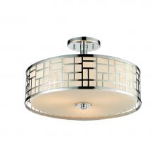 Z-Lite 328-SF16-CH - 3 Light Semi Flush