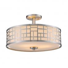 Z-Lite 330-SF16-BN - 3 Light Semi Flush
