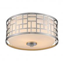 Z-Lite 330F12-BN - 2 Light Flush