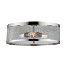 Z-Lite 331F18-CH - 3 Light Flush
