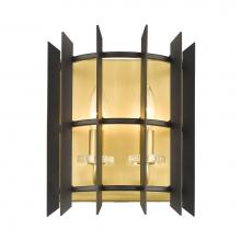 Z-Lite 338-2S-MB+SBR - 2 Light Wall