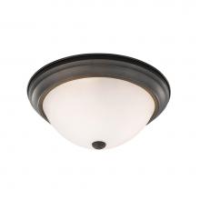 Z-Lite 4001F15-MO-BRZ - 3 Light Flush