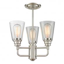 Z-Lite 428SF-BN - 3 Light Semi Flush