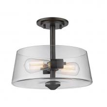 Z-Lite 428SF2-OB - 2 Light Semi Flush
