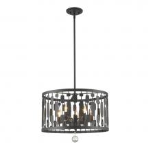 Z-Lite 430D20-BRZ - 5 Light