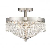 Z-Lite 431SF3-BN - 3 Light Semi Flush