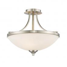 Z-Lite 435SF-BN - 3 Light Semi Flush