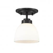 Z-Lite 443F1-MB - 1 Light Flush