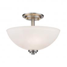 Z-Lite 443SF-BN - 3 Light Semi Flush