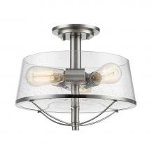 Z-Lite 444SF-BN - 3 Light Semi Flush