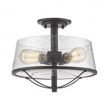 Z-Lite 444SF-BRZ - 3 Light Semi Flush