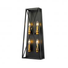 Z-Lite 447-4S-MB-OBR - 4 Light Wall