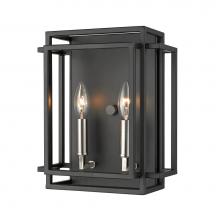 Z-Lite 454-2S-BK-BN - 2 Light Wall
