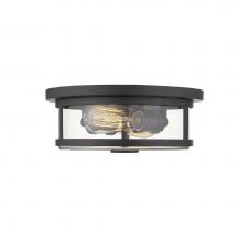 Z-Lite 462F11-BRZ - 2 Light Flush