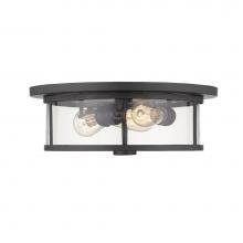 Z-Lite 462F16-BRZ - 3 Light Flush